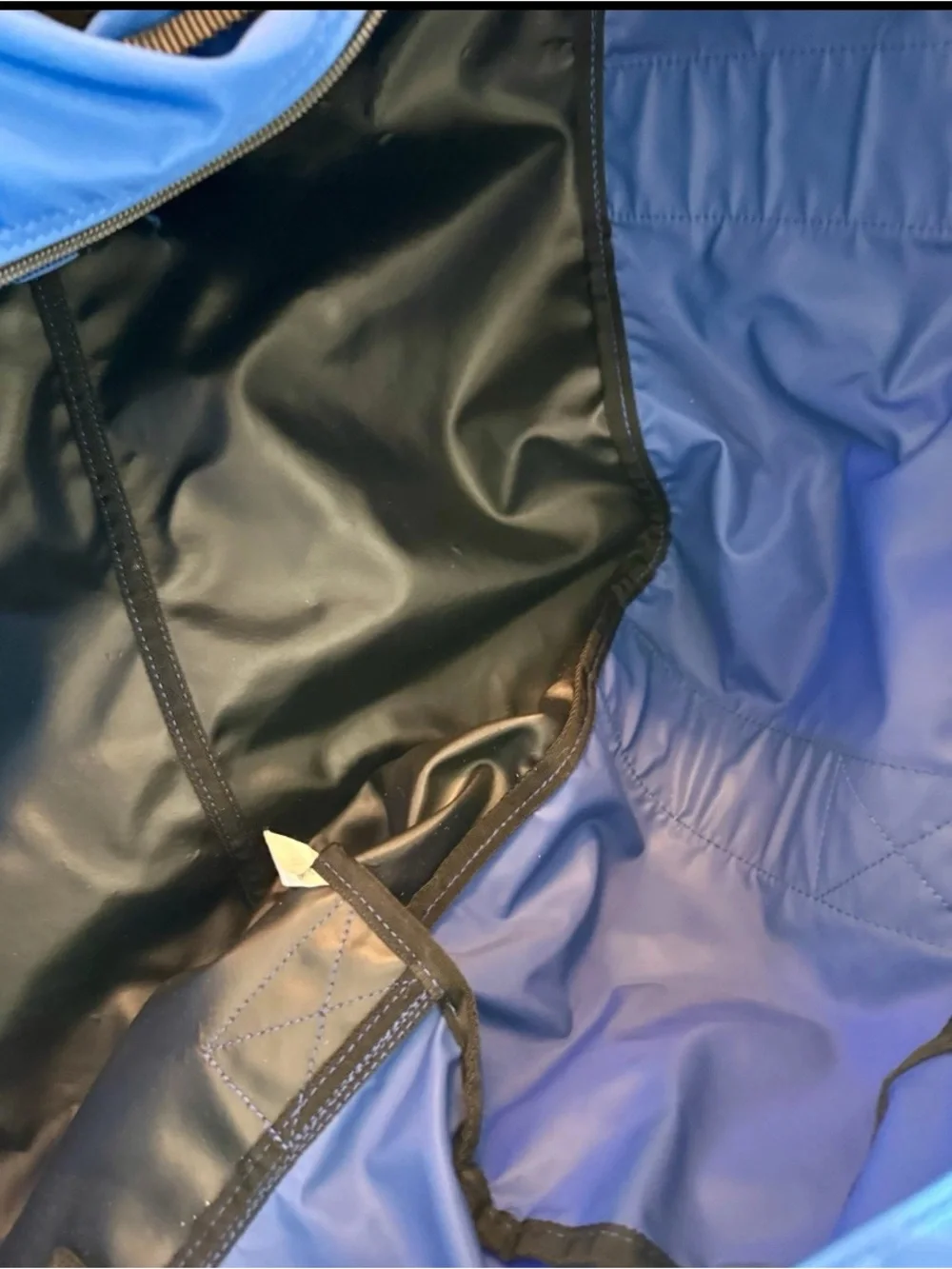 LL Bean Adventure Blue LG Duffle Travel Bag 0V274-CLEAN~Waterproof 26L x16Hx10D
